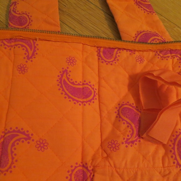 Orange Zippered Yoga Mat Carrier with Pockets - Picture 4 of 8